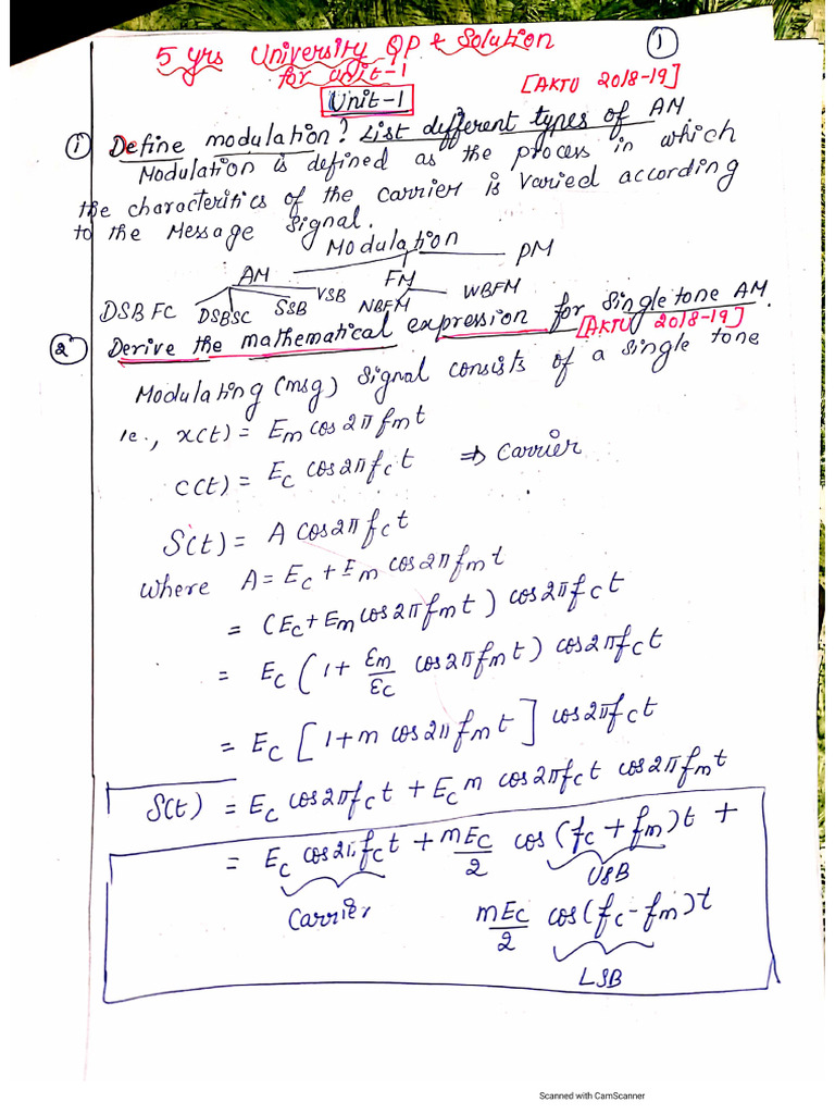 Unit 1 Important Question | PDF