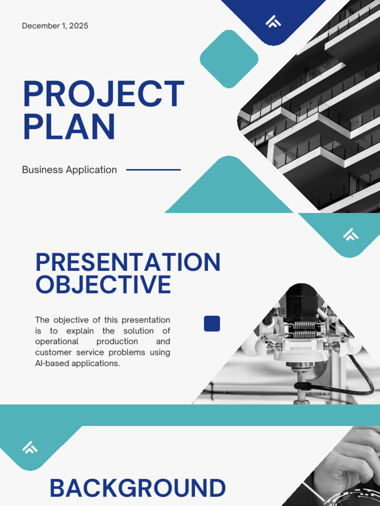 White and Blue Corporate Professional Project Plan Presentation ...