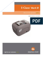 E-Class Mark III Printer Spanish Manual