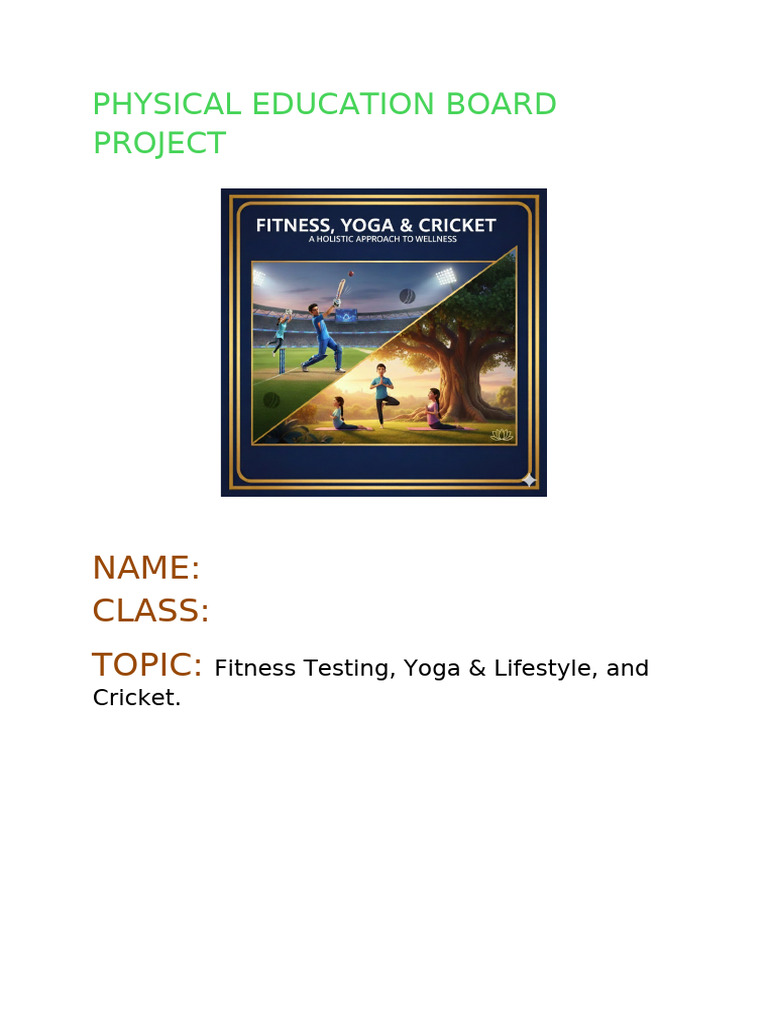 Physical Education Board | PDF