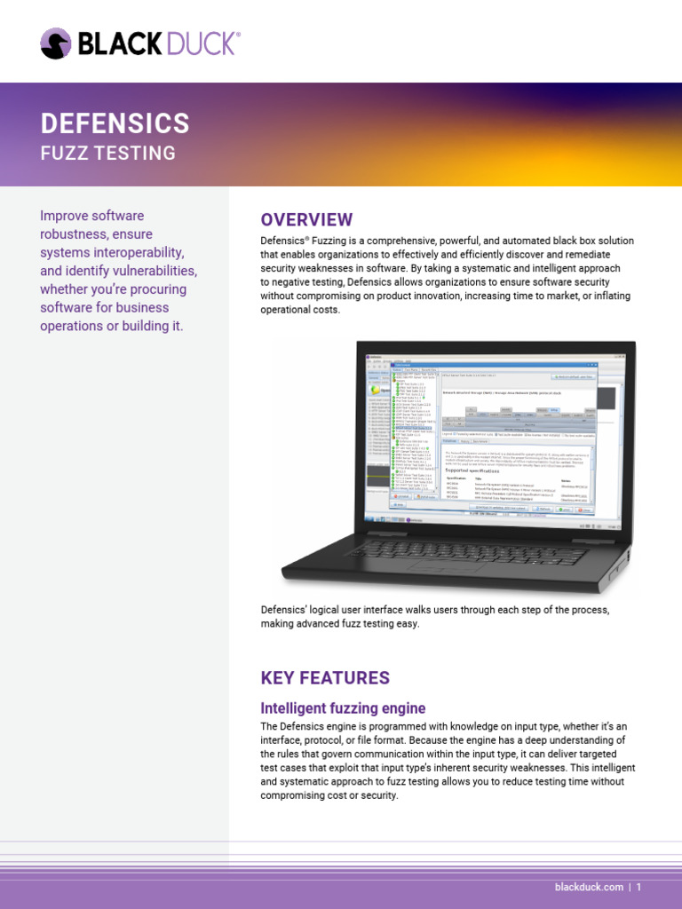 Defensics Fuzz Testing Datasheet | PDF | Internet Standards ...