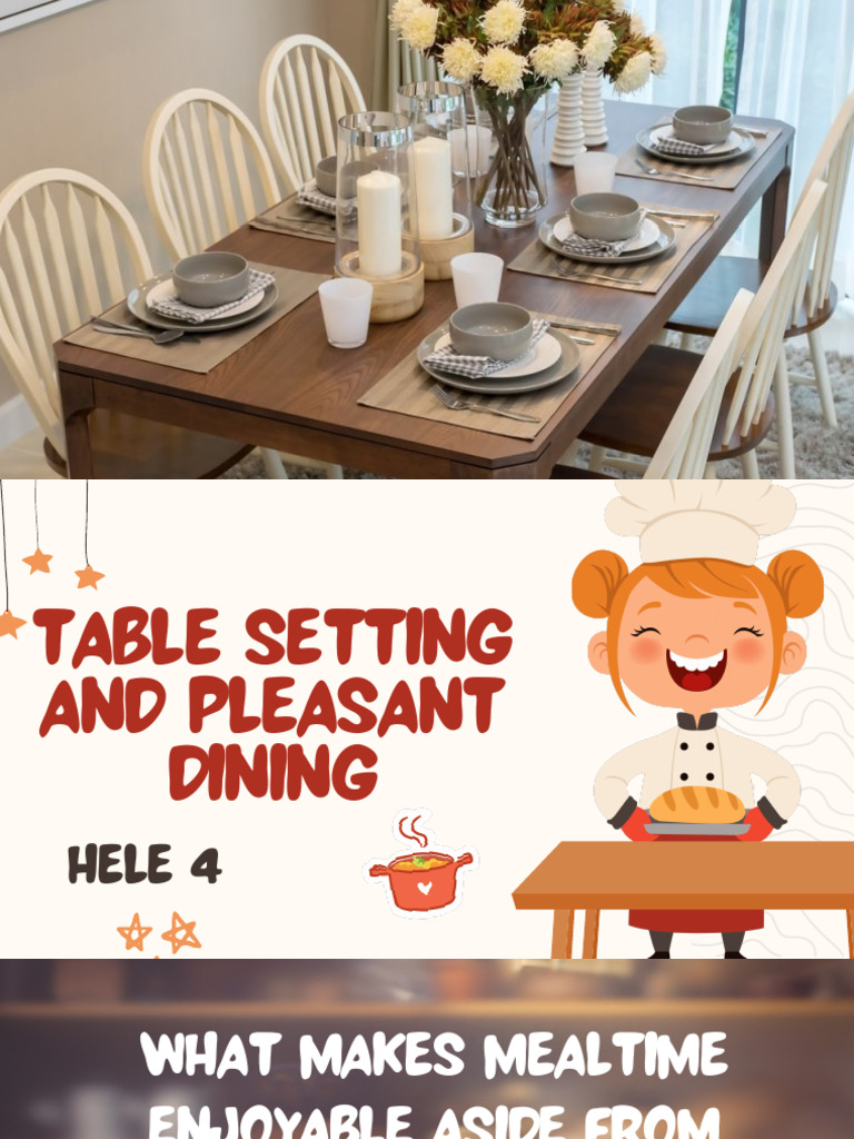 Table Setting Anf K | PDF
