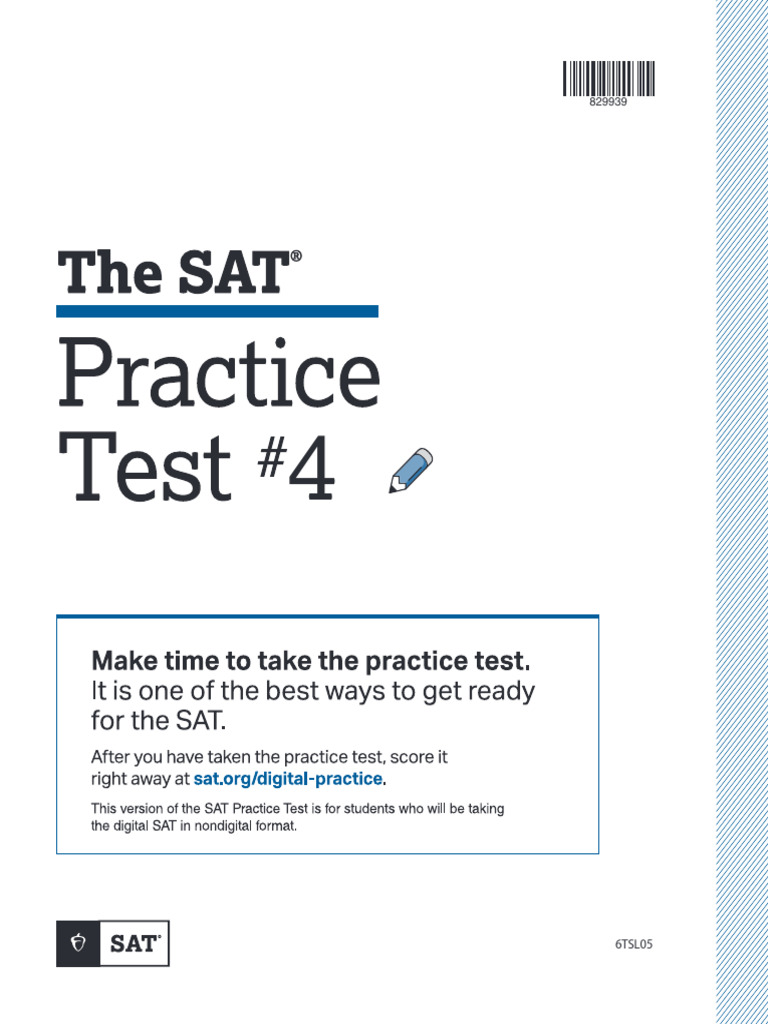 The SAT® Practice Test #4 - Sat-Practice-Test-4-Digital | PDF ...
