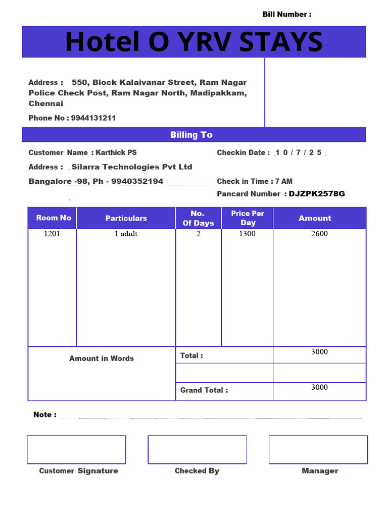 Bill | PDF