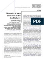 Dynamics of Open Innovation in Food Industry