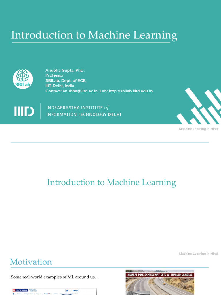 Anubha W1M1-Intro To ML | PDF | Machine Learning | Cluster Analysis