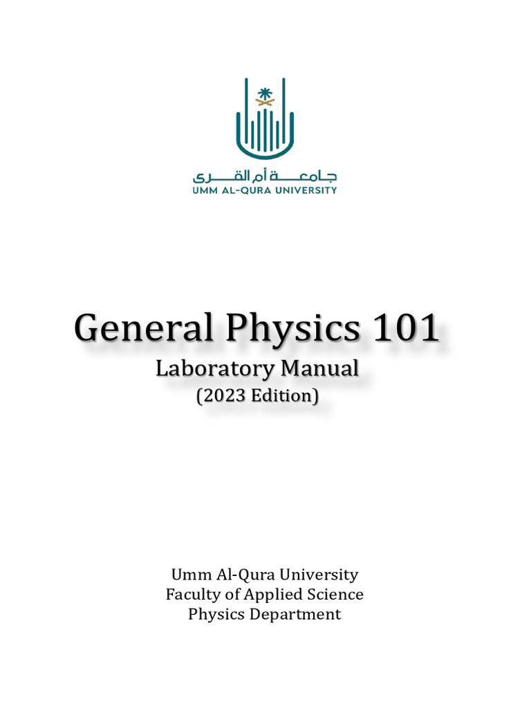 Physics 1 Lab Manual-PART 1 | PDF | Force | Observational Error