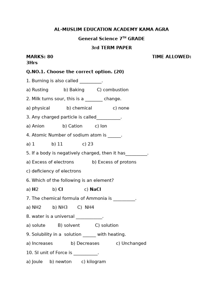 Science 7th | PDF