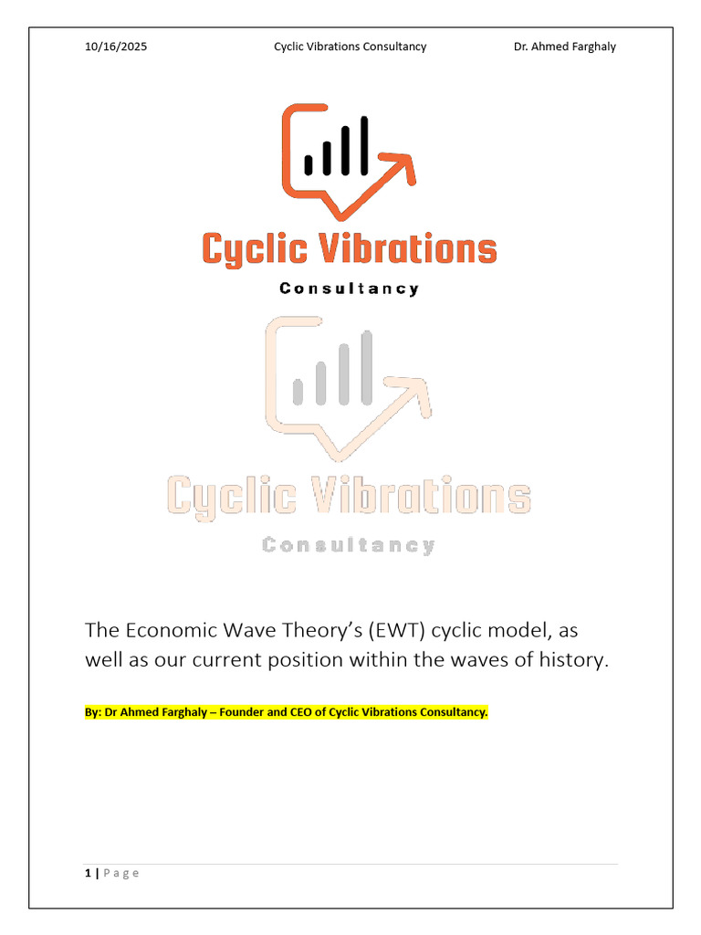 CVC Cyclic Model and Forecasts | PDF | Inflation | Business Cycle