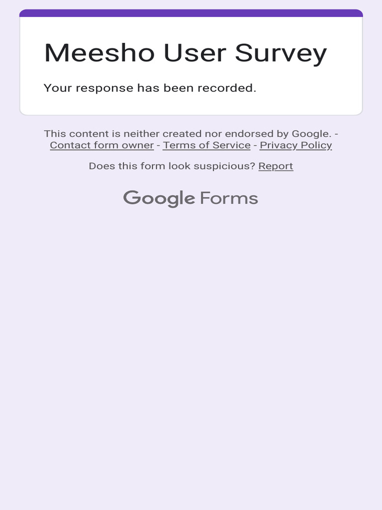 Meesho User Survey | PDF