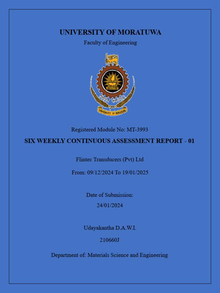 Week Six Report - 01 - 210660J - MT | PDF | Soldering | Solder