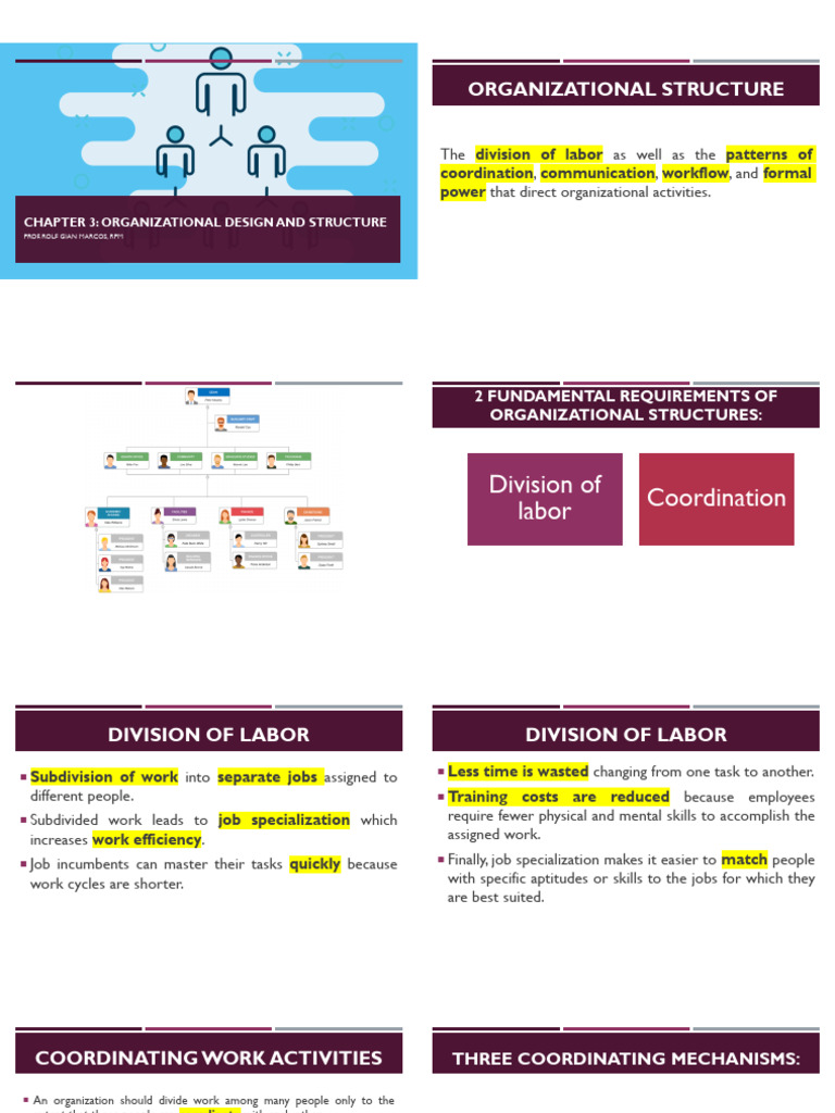 Organizational Structure and Design | PDF | Organizational Structure ...