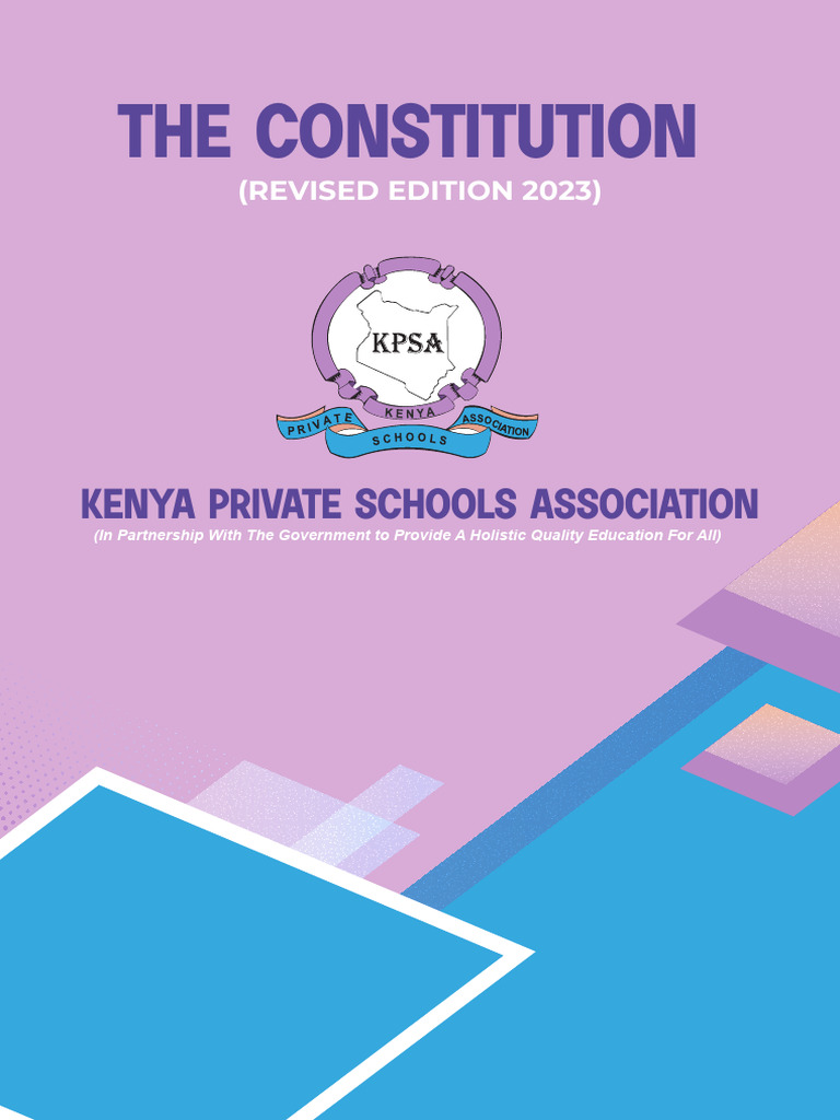 The Kpsa Constitution Revised 2023 | PDF | Committee | Quorum