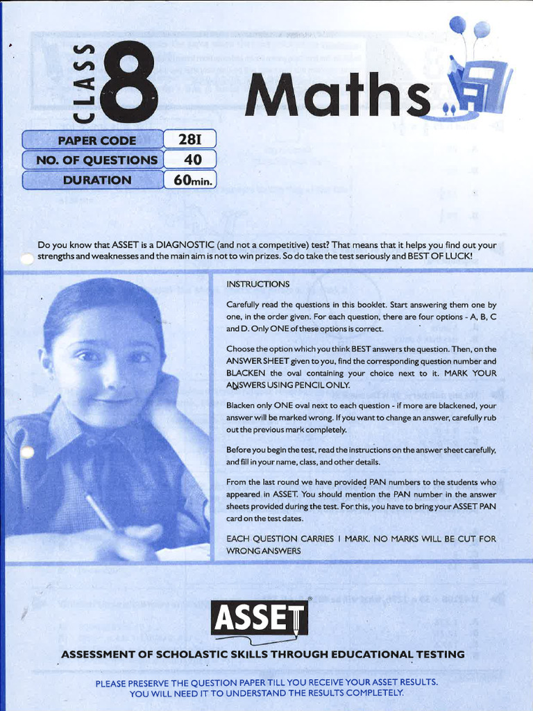 Asset Paper 1 With Answers | PDF