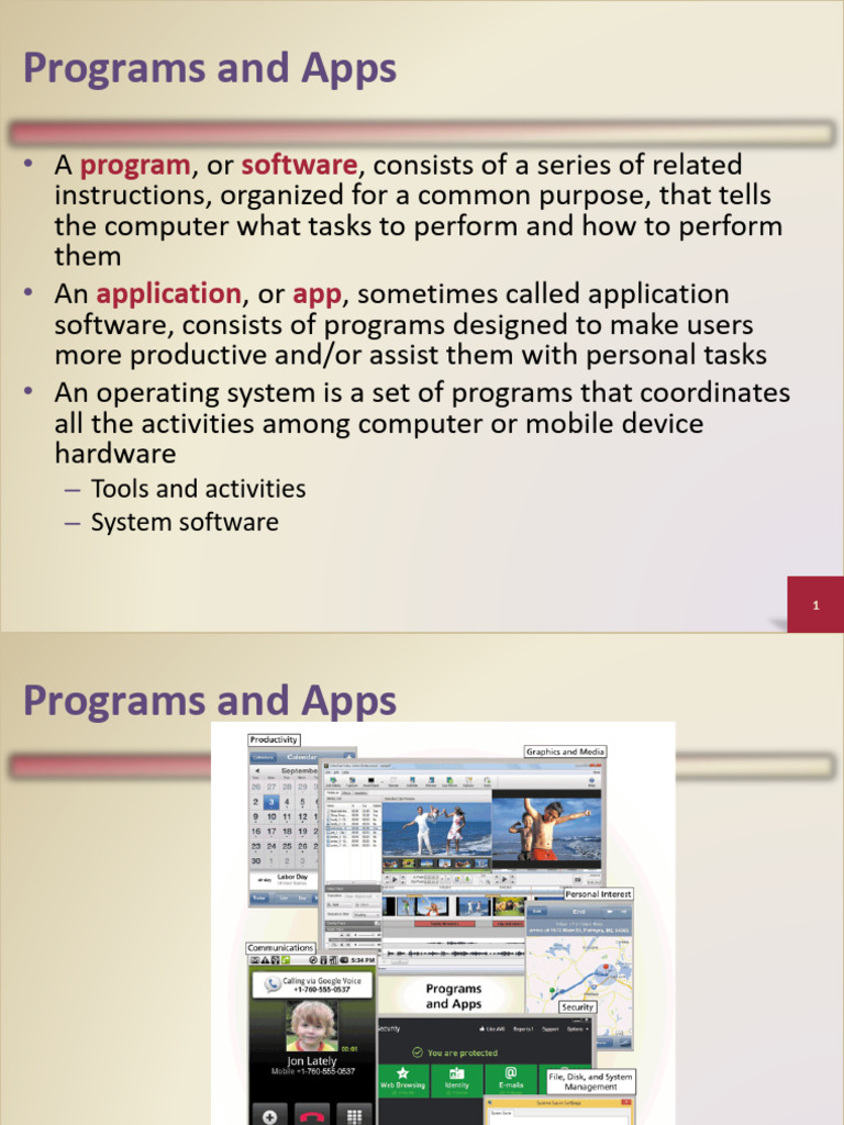 CMP103 Programs and Apps | PDF | Computer File | Software