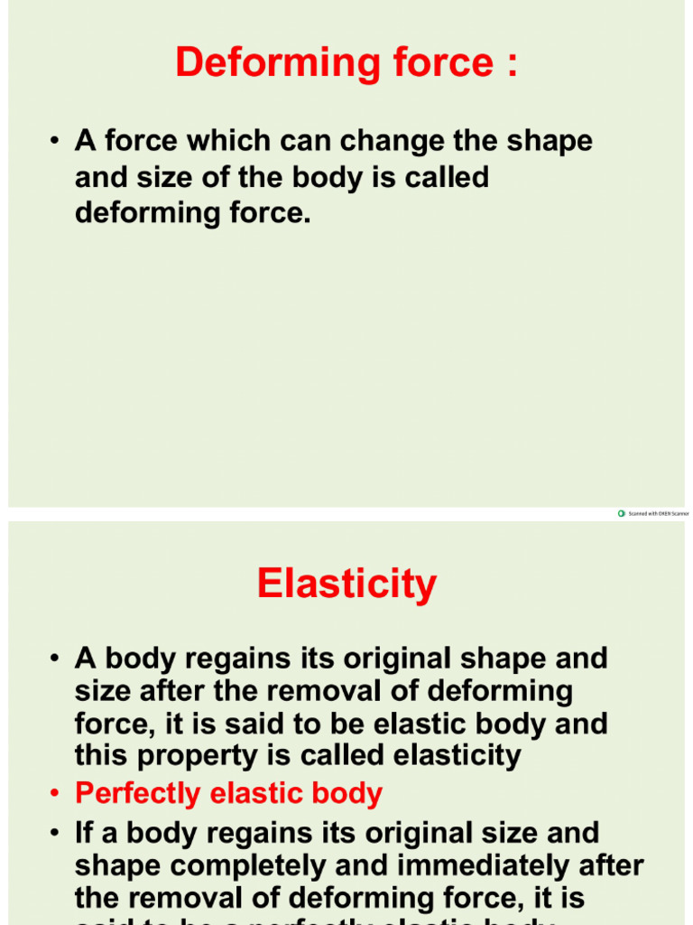 Mechanical Properties of Solid | PDF