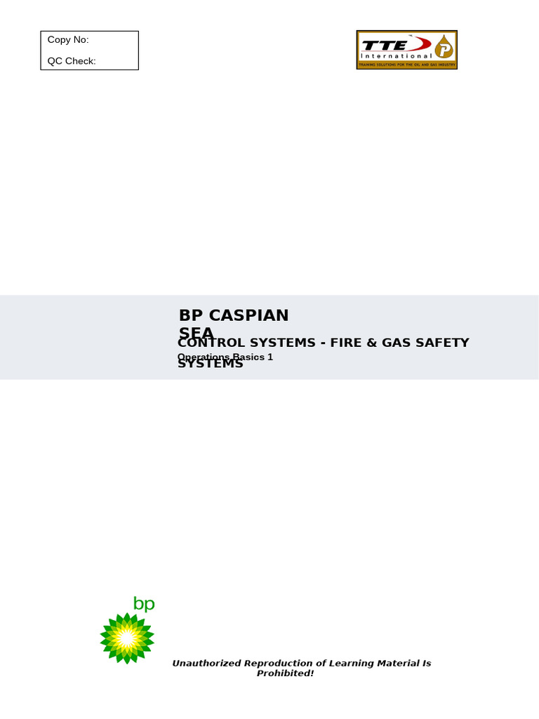 Control Systems-Fire & Gas Safety Rev 1 Mar 07 | PDF | Programmable ...