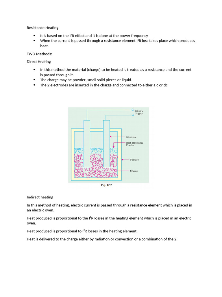 Resistance Heating | PDF