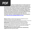WHODAS 2.0 Proxy Questionnaire | PDF | Caregiver | Behavioural Sciences