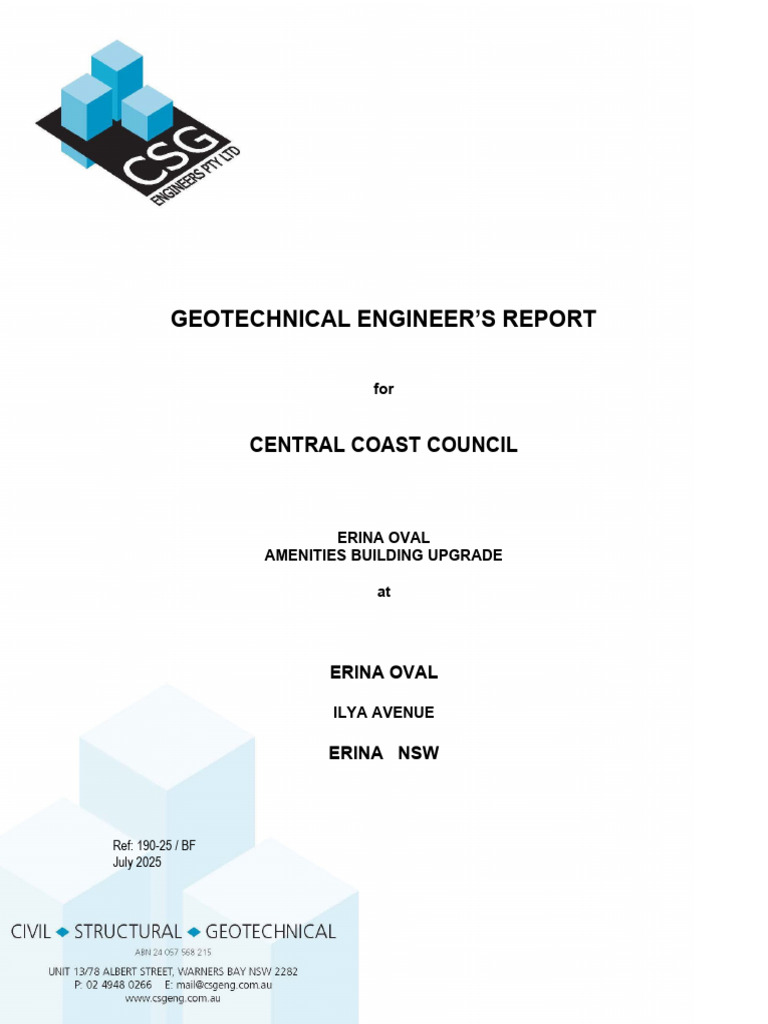 Appendix E - Geotech Report | PDF | Geotechnical Engineering | Soil