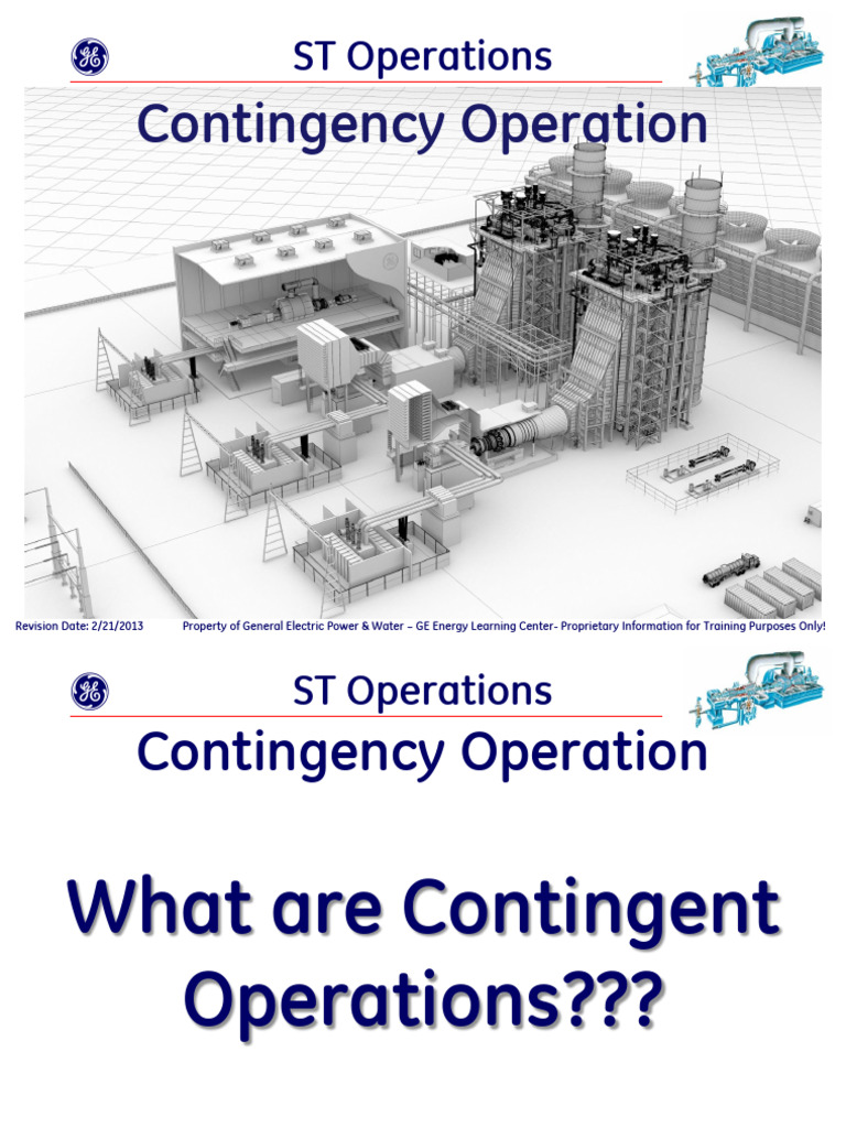 15 - Contingent Operation | PDF | General Electric | Mechanical Engineering