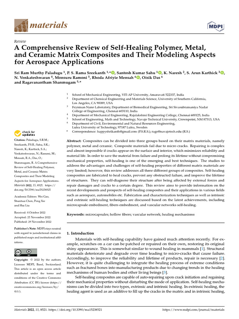 Materials 15 08521 v5 | PDF | Composite Material | Physical Sciences