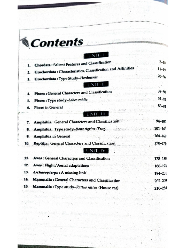 Zoology Chapter 1 | PDF