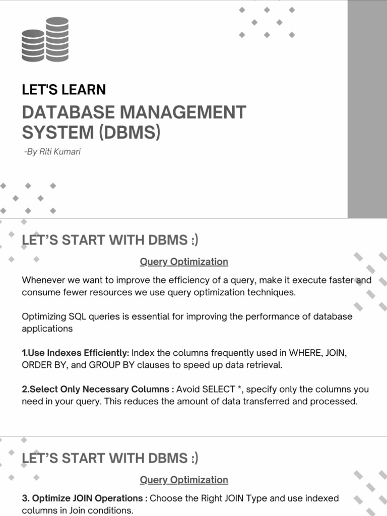 DBMS Series Part-2 | PDF