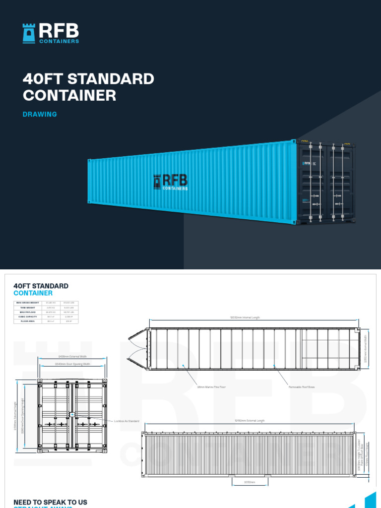 RFB Downloads 40ft Standard V1.0 | PDF