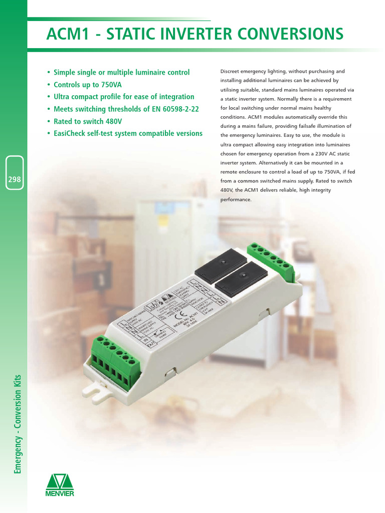 ACM1 Static Inverter Conversions | PDF | Power Inverter | Electronics