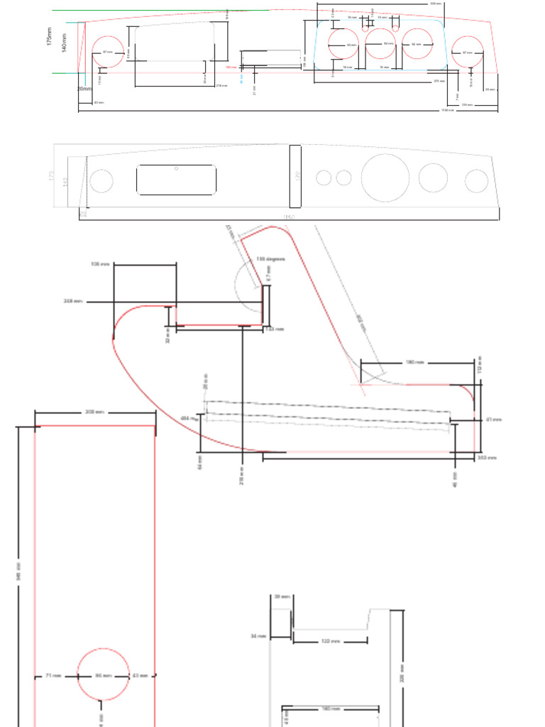 Dashboard & Centre Console Plans | PDF