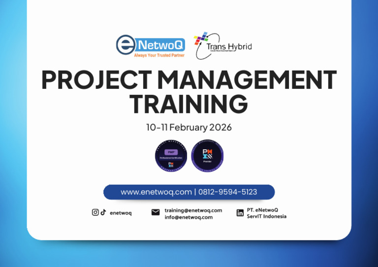 Project Management Training | PDF