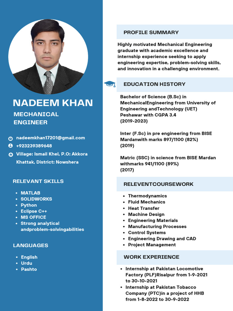Professional CV Resume - Updated | PDF