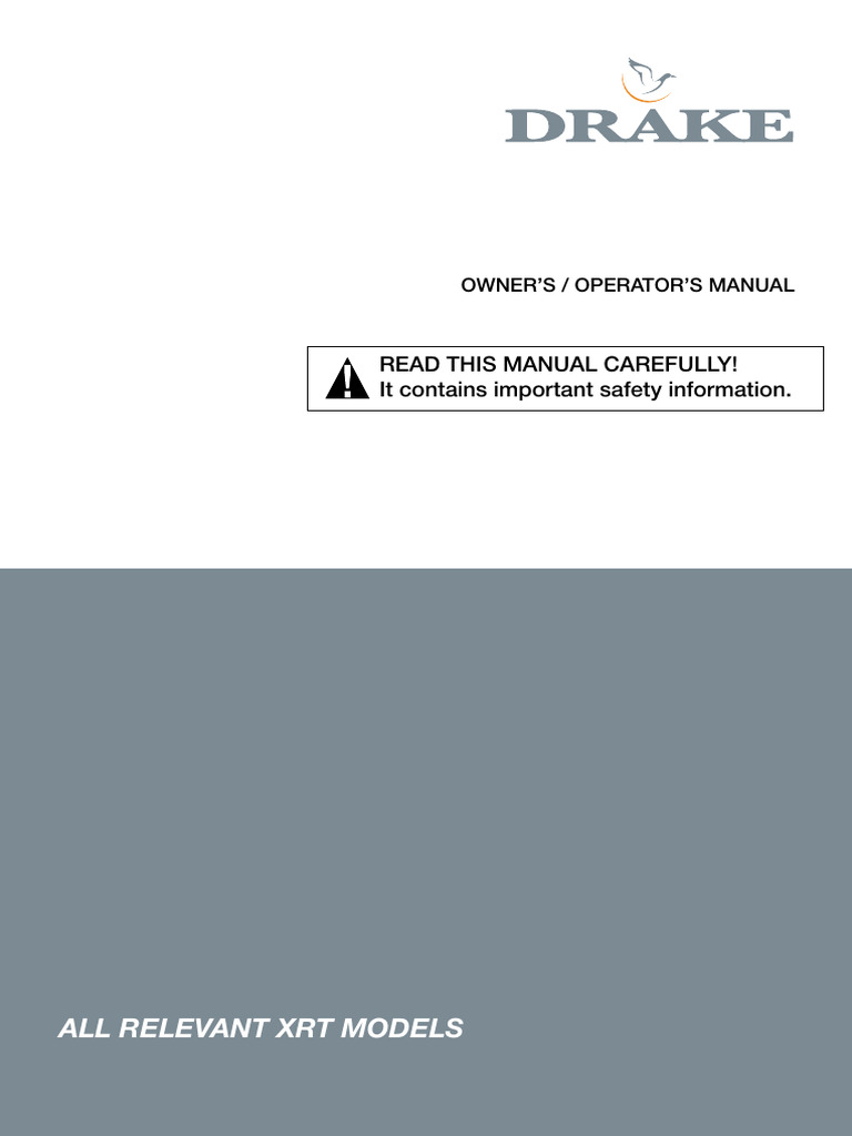 Updated) Drake CX Series Manual NEW AUGUST 2024 | PDF | Battery Charger ...