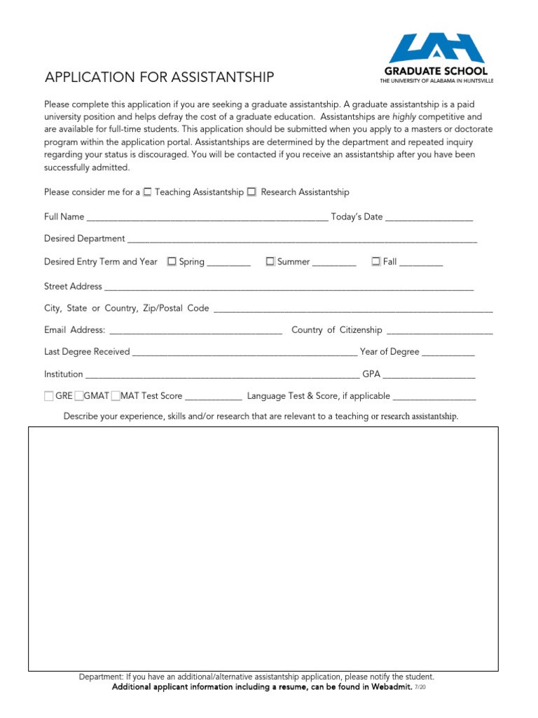 Graduate Assistantship Application | PDF | Machine Learning | Computer ...