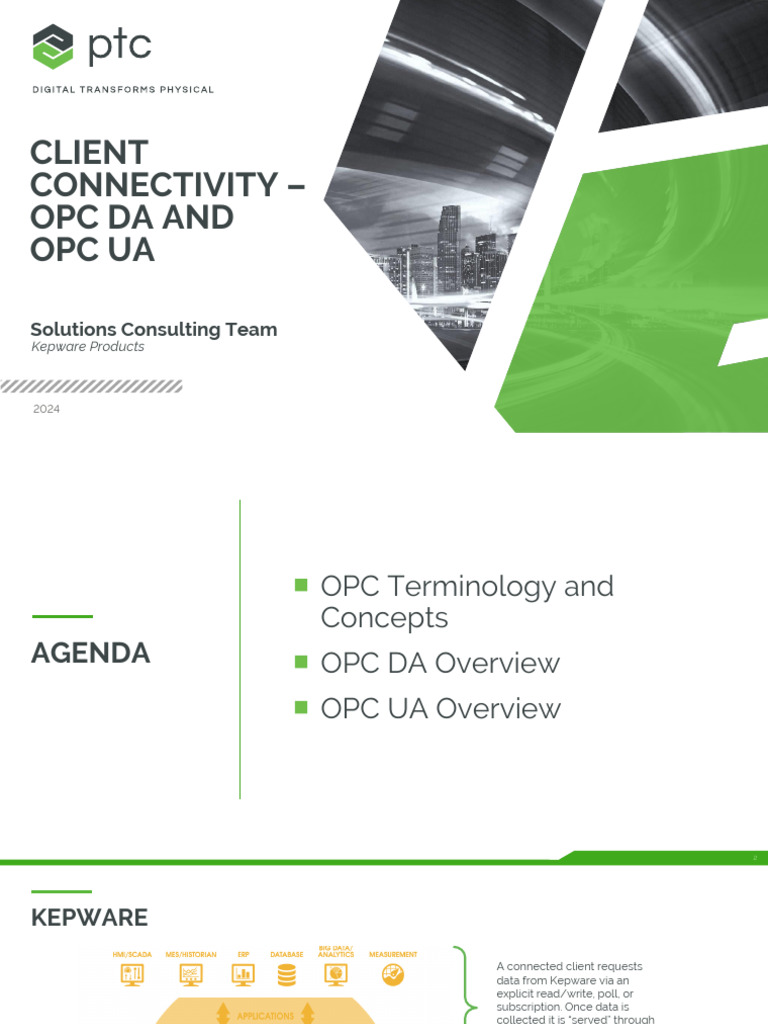 Client Connectivity, OPC Communications and OPC UA Tunnelling | PDF ...
