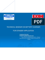 Technical Seminar On Battery Charger For Standby Application