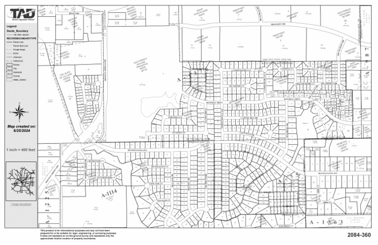 6707 Glen Dale DR - Assessor Map | PDF