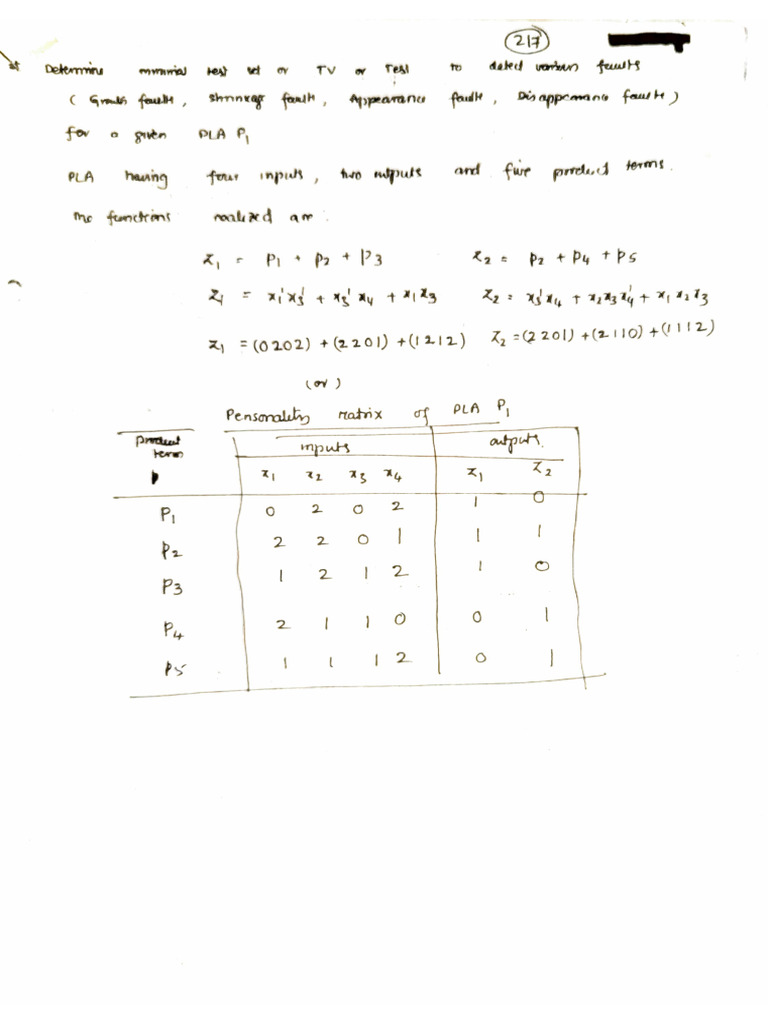 Test Vector Generation BIST | PDF