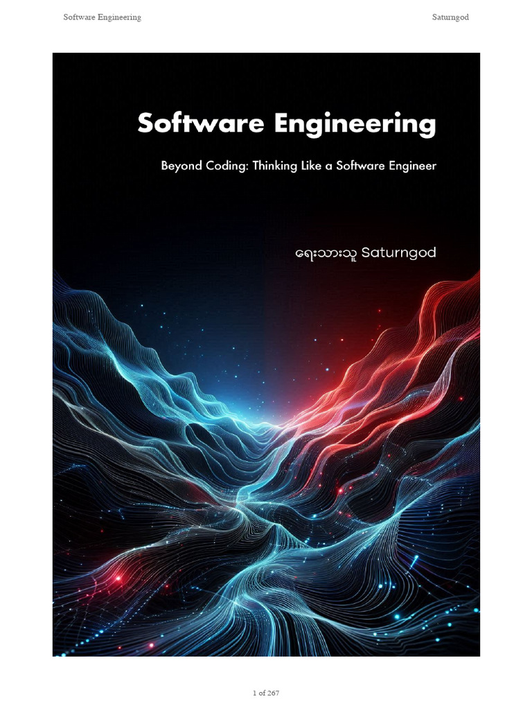 Software Engineering Saturngod | PDF