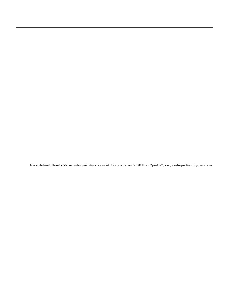 Pesky Stock Keeping Unit SKU Demand Forecasting Mo | PDF | Errors And ...