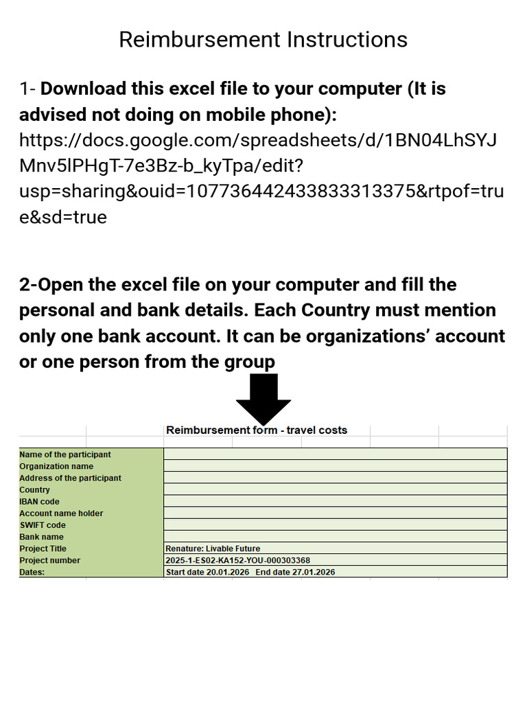 Reimbursement Instructions | PDF