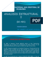 20553732 Primera Clase Analisis Estructural I