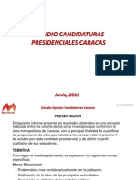 Presentacion Estudio Candidatura Presidencial Caracas Junio 2012