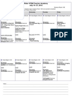 STEM 2012 Schedule