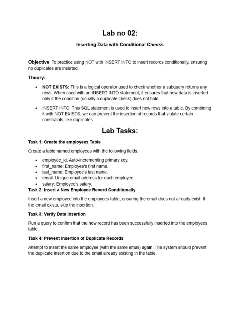 Lab 02 | PDF
