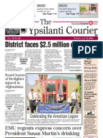 Ypsilanti Courier Front Page July 12