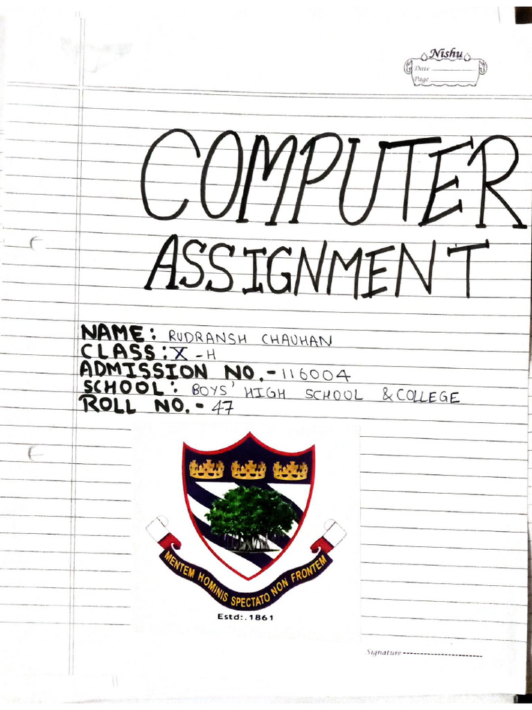 Computer Project | PDF