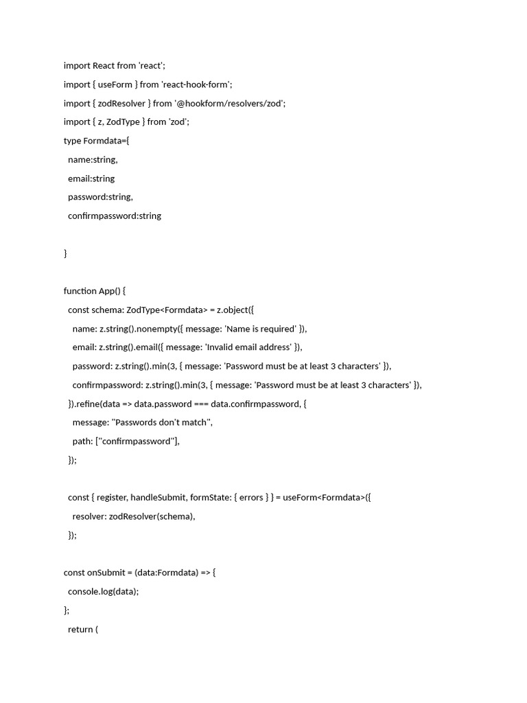 Import React From | PDF