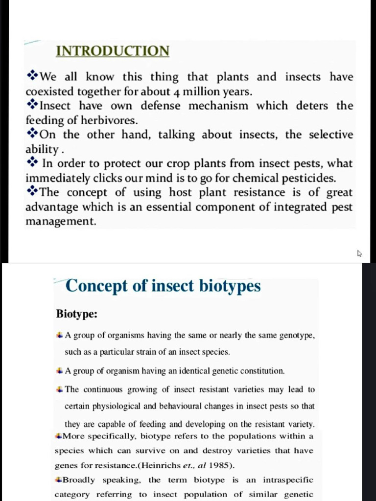 L-12 Insect Biotypes | PDF